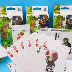 Bộ 54 Thẻ Ảnh Nhân Vật Game Plant vs Zombie Chibi Dễ Thương - Bài Poker Hình Ngẫu Nhiên cho Trẻ Em, Quà Tặng Xinh Xắn
