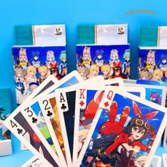 Bộ Bài Tây Genshin Impact 2024 - 54 Lá Bài Nhân Vật Furina, Neuvillette, Wriothesley, Lyney, Alhaitham, Kazuha, Raiden, Yae Zhon
