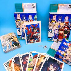 Bộ Bài Tây Genshin Impact 2024 - 54 Lá Bài Nhân Vật Furina, Neuvillette, Wriothesley, Lyney, Alhaitham, Kazuha, Raiden, Yae Zhon