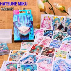 Bài Tây Anime HATSUNE MIKU - Bộ Bài Tú Lơ Khơ Poker S 54 Lá Độc Đáo Cho Fan Anime và Manga - Quà Tặng Hoàn Hảo