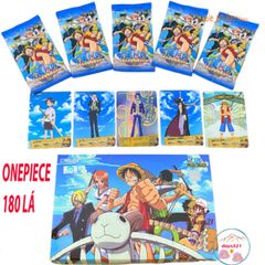 Bộ thẻ bài hải tặc One Piece 180 lá - Đồ chơi giáo dục hấp dẫn cho trẻ em, phát triển tư duy và sáng tạo