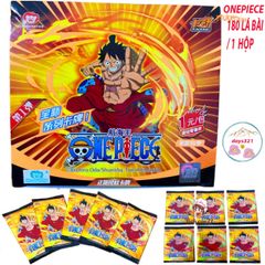 Bộ thẻ bài hải tặc One Piece 180 lá - Đồ chơi giáo dục hấp dẫn cho trẻ em, phát triển tư duy và sáng tạo