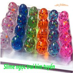 Kẹo SLIME hình quả trứng độc đáo - Đồ chơi thú vị cho trẻ em với charm ngọc và nhiều trò chơi sáng tạo, vui nhộn.