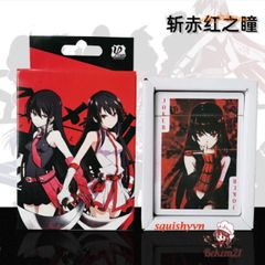 Bộ Bài Poker Hoạt Hình Akame ga Kill - 52 Lá, Quà Tặng Dành Cho Fan Anime, Dành Cho Học Sinh, Vô Địch Truyền Thuyết