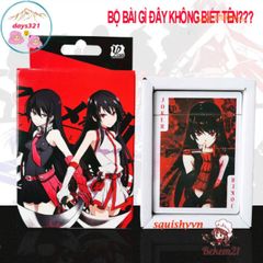 Bộ Bài Poker Hoạt Hình Akame ga Kill - 52 Lá, Quà Tặng Dành Cho Fan Anime, Dành Cho Học Sinh, Vô Địch Truyền Thuyết