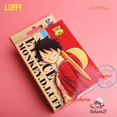Bộ bài tây anime One Piece 54 lá - Thú vị với nhân vật Luffy và Zoro dễ thương, chất liệu giấy cao cấp, bao gồm 2 lá Joker
