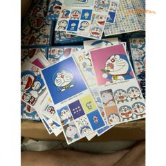 Bộ thẻ bài Doremon 786 mẫu với sticker và lomo - Hình thẻ các nhân vật Nobita, Chaien, Xuka, Xê-kô - Quà tặng anime độc đáo