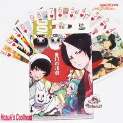 Bộ Bài Poker Hozuki's Coolhead In Dễ Thương - 52 Lá Thẻ Bài Ngộ Nghĩnh Dành Cho Học Sinh, Quà Tặng Fan Anime