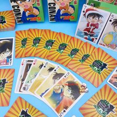 Bộ Thẻ Bài Edogawa Conan 54 Lá - Hình Ảnh Ran Mori, Kid, Agasa, Haibara - Quà Tặng Fan Anime, Đồ Chơi Giải Trí