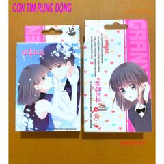 Bộ Bài Poker CON TIM RUNG ĐỘNG Heartbeat Hoạt Hình Dễ Thương 52 Lá Thẻ Bài - Quà Tặng Học Sinh Thú Vị cho Fan Anime, Manga