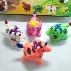 Đồ Chơi Squishy Hình Con Kỳ Lân Dễ Thương Bóp Ra Hạt Gudetama Mochi Slime - Giúp Giải Tỏa Căng Thẳng, Đồ Chơi Thú Vị Cho Trẻ Em