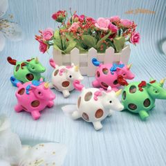 Đồ Chơi Squishy Hình Con Kỳ Lân Dễ Thương Bóp Ra Hạt Gudetama Mochi Slime - Giúp Giải Tỏa Căng Thẳng, Đồ Chơi Thú Vị Cho Trẻ Em