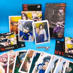 Bộ Bài Tây Tú Lơ Khơ - Hình Nhân Vật Anime One Piece, Naruto, Jujutsu Kaisen, Attack On Titan, Genshin Impact, Dragon Ball, 52 Lá Joker