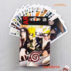 Bộ Bài Tây Tú Lơ Khơ - Hình Nhân Vật Anime One Piece, Naruto, Jujutsu Kaisen, Attack On Titan, Genshin Impact, Dragon Ball, 52 Lá Joker