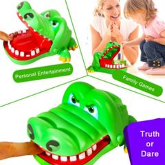 Mô Hình Đồ Chơi Khám Răng Cá Sấu Mini - Trò Chơi Vui Nhộn Cho Trẻ Em, Phát Triển Kỹ Năng Và Giải Trí Tại Nhà