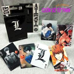 Bộ Bài Tú Lơ Khơ Anime Death Note – 54 Hình Ảnh Độc Đáo, Chất Lượng Cao, Quà Tặng Fan Hâm Mộ