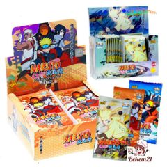 Bộ Sưu Tập Thẻ Bài Naruto Độc Đáo Dạng Ngang - Quà Tặng Tuyệt Vời Dành Cho Fan Anime và Manga