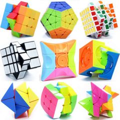 Rubik Qiyi Meilong 2x2 đến 7x7 - Biến thể Skewb, Dino, Pyraminx, Megaminx Xoay Mượt, Đồ Chơi Trẻ Em Cao Cấp