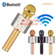 Micro Không Dây WS-858 Bluetooth 4.0 - Âm Thanh Chất Lượng Cao, Pin 1800mAh, Kết Nối Tiện Dụng Cho Loa, Smartphone, iPad