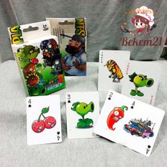 Thẻ Bài Trò Chơi Hoạt Hình Plants Vs Zombies - Bộ 55 Lá Hình Ảnh Zombie Xanh Độc Đáo Cho Trẻ Em