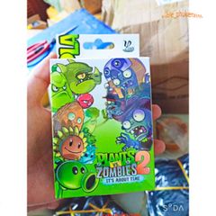 Thẻ Bài Trò Chơi Hoạt Hình Plants Vs Zombies - Bộ 55 Lá Hình Ảnh Zombie Xanh Độc Đáo Cho Trẻ Em
