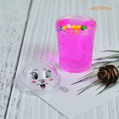 Slime Cốc Trà Sữa Hình Mèo Gấu (6 Màu) - Đồ Chơi Slam Gudetama Độc Đáo, Charm Tuyệt Đẹp Cho Trẻ Em