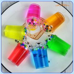 Slime Cốc Trà Sữa Hình Mèo Gấu (6 Màu) - Đồ Chơi Slam Gudetama Độc Đáo, Charm Tuyệt Đẹp Cho Trẻ Em
