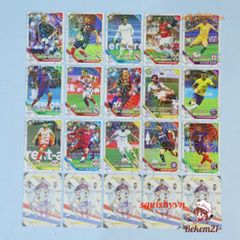 Bộ Sưu Tập 54 Thẻ Bài Ngôi Sao Bóng Đá Vàng/Bạc - Phiên Bản Tiếng Anh Của LLORIS, RONALDO, KANTE - Đồ Chơi Trẻ Em 8.8x6.3cm