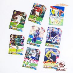 Bộ Sưu Tập 54 Thẻ Bài Ngôi Sao Bóng Đá Vàng/Bạc - Phiên Bản Tiếng Anh Của LLORIS, RONALDO, KANTE - Đồ Chơi Trẻ Em 8.8x6.3cm