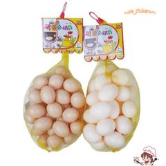 Bộ 10 Quả Trứng Gà Giả Màu Trắng Nhựa - Dụng Cụ Dạy Nghệ Thuật và Mô Hình Chuồng Ấp Cho Trẻ Em