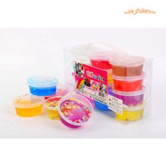 Slime Cốc Thạch Hoa Quả 12 Màu Độc Đáo - Đồ Chơi Slam Gudetama Thú Vị Cho Trẻ Em