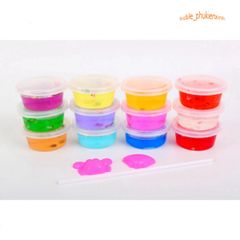 Slime Cốc Thạch Hoa Quả 12 Màu Độc Đáo - Đồ Chơi Slam Gudetama Thú Vị Cho Trẻ Em