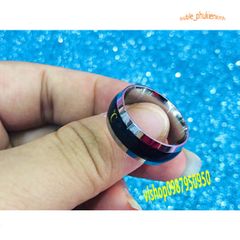 Nhẫn Đo Nhiệt Độ Thân Nhiệt - Nhẫn Đổi Màu Theo Cảm Xúc, Thời Tiết - Trang Sức Hợp Kim 5 Cỡ Mới nhất
