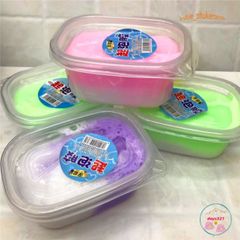 Slime Mây Trắng 10 Màu Đẹp - Đồ Chơi Chất Nhờn Ma Quái Squishy 280gr, Phát Triển Khả Năng Sáng Tạo Cho Trẻ Em