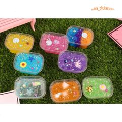 Hộp Slime Hạt Hoa Đa Sắc - Đồ Chơi Sáng Tạo Cho Trẻ Em, Thoải Mái Chơi Hình Tạo Hình Cầu Vồng 7 Màu