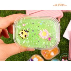 Hộp Slime Hạt Hoa Đa Sắc - Đồ Chơi Sáng Tạo Cho Trẻ Em, Thoải Mái Chơi Hình Tạo Hình Cầu Vồng 7 Màu