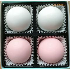 Hộp Squishy Mochi 4 Bánh Bao Trắng Hồng - Đồ Chơi Giải Tỏa Căng Thẳng Dễ Thương Cho Trẻ Em và Người Lớn