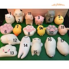 Thú Mochi Squishy Đa Dạng Mẫu Mã - Chất Liệu Mềm Mại, Đàn Hồi, Giải Trí Thú Vị Cho Trẻ Em