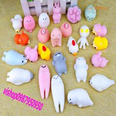 Thú Mochi Squishy Đa Dạng Mẫu Mã - Chất Liệu Mềm Mại, Đàn Hồi, Giải Trí Thú Vị Cho Trẻ Em