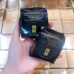 Set Lõi Phấn Nước Cushion YSL Le Cushion Encre De Peau Luminous Matte SPF 33 Tone 20 Chính Hãng - Lớp Nền Hoàn Hảo, Bảo Vệ Da Uv
