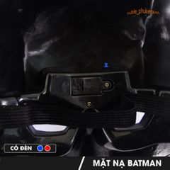 Mặt Nạ Hóa Trang Người Dơi Có Đèn - Đồ Chơi Cosplay Avengers Halloween, Quà Sinh Nhật An Toàn Cho Trẻ Em 3 Tuổi Trở Lên