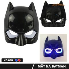 Mặt Nạ Hóa Trang Người Dơi Có Đèn - Đồ Chơi Cosplay Avengers Halloween, Quà Sinh Nhật An Toàn Cho Trẻ Em 3 Tuổi Trở Lên