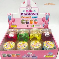 Slime Hình Lục Giác 200ml - Đồ Chơi Nhũ Cốm Xốp 7 Màu Đẹp, Chất Nhầy Ma Quái Squishy, Giải Trí Thú Vị Cho Trẻ Em