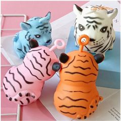 Squishy Mochi Hình Con Hổ Ngồi - Đồ Chơi Giải Tỏa Căng Thẳng Dịu Dàng, Dành Cho Trẻ Em Và Người Lớn