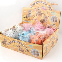 Squishy Mochi Hình Con Hổ Ngồi - Đồ Chơi Giải Tỏa Căng Thẳng Dịu Dàng, Dành Cho Trẻ Em Và Người Lớn