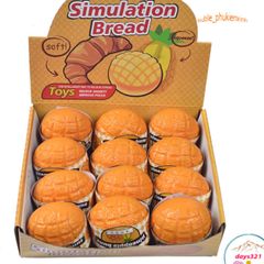 Đồ Chơi Squishy Hình Bánh Dứa Màu Vàng - Giải Tỏa Căng Thẳng, Quà Tặng Dễ Thương Cho Trẻ Em và Người Lớn, An Toàn, Chất Liệu Mút Xốp PU