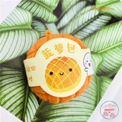 Đồ Chơi Squishy Hình Bánh Dứa Màu Vàng - Giải Tỏa Căng Thẳng, Quà Tặng Dễ Thương Cho Trẻ Em và Người Lớn, An Toàn, Chất Liệu Mút Xốp PU