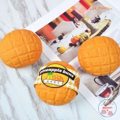 Đồ Chơi Squishy Hình Bánh Dứa Màu Vàng - Giải Tỏa Căng Thẳng, Quà Tặng Dễ Thương Cho Trẻ Em và Người Lớn, An Toàn, Chất Liệu Mút Xốp PU