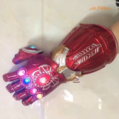 Găng tay Thanos mềm 013 - Đồ chơi cosplay có đèn và âm thanh, thích hợp cho trẻ em trên 3 tuổi, quà tặng fan Marvel