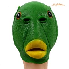 Mặt Nạ Hóa Trang Quái Vật Ếch Xanh Trùm Đầu - Phụ Kiện Halloween và Lễ Hội Sáng Tạo Cho Trẻ Em